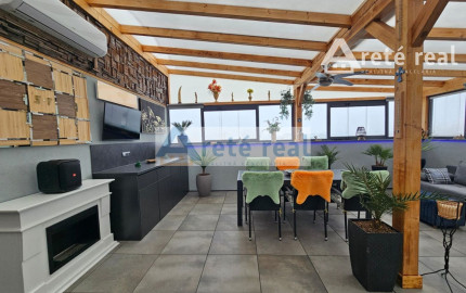 Areté real - Predaj nádherného, nadštandardného, výborne dispozične riešeného 3-izbového bytu s veľkorysou zimnou záhradou a terasou v dobrej lokalite v Slovenskom Grobe, Malý Raj