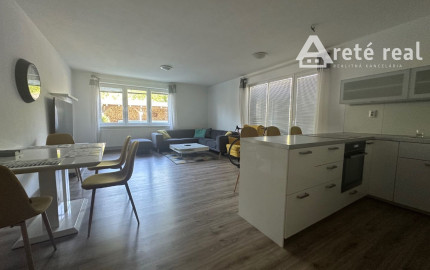 ARETÉ REAL – PRENÁJOM ZARIADENÉHO BYTU SO ZARIADENOU ZÁHRADOU A BAZÉNOM, PARKOVANÍM, PEZINOK, ŠTEBERLOVA