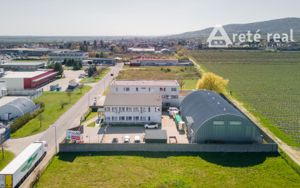 ARETÉ REAL – PREDAJ OBCHODNÉHO AREÁLU SO SKLADOVOU HALOU, BUDOVOU OBCHODU A SLUŽIEB A VONKAJŠÍM SKLADOM