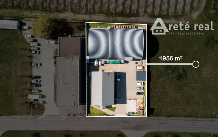 ARETÉ REAL – PREDAJ OBCHODNÉHO AREÁLU SO SKLADOVOU HALOU, BUDOVOU OBCHODU A SLUŽIEB A VONKAJŠÍM SKLADOM