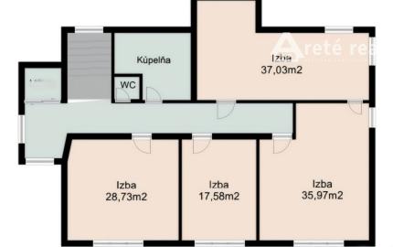 Areté real - Prenájom priestorov v centre Pezinka – vhodné na administratívu, služby alebo bývanie spojené s podnikaním