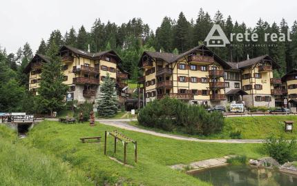 Areté real - Predaj nadštandardného apartmánu LUX s krbom a garážovým státím v rezorte Hrabovo, Ružomberok