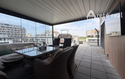 ARETÉ REAL – BYT S PRIESTRANNOU TERASOU A BALKÓNOM, SLNEČNICE