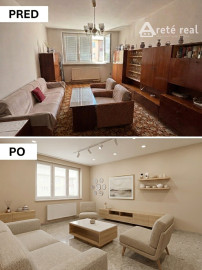 Areté Real - Predaj 2-izbového bytu s veľkorysou výmerou, balkónom a murovanou pivnicou