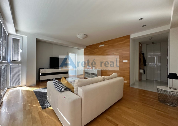 ARETÉ REAL - PRENÁJOM ZARIADENÉHO 3-IZBOVÉHO BYTU S PRIESTRANNOU LODŽIOU, PARKOVACÍM STÁTÍM,  ENERGIAMI, KTV, INTERNETOM, KLIMATIZÁCIOU, PEZINOK, ŠANCOVÁ