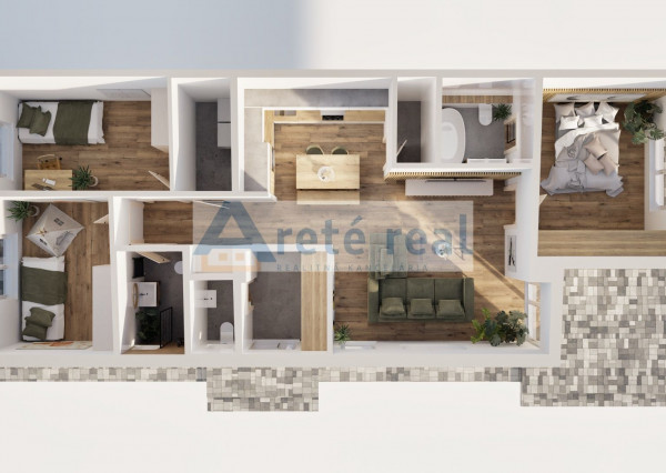 Areté real - Predaj výborne dispozične riešeného 4-izbového  rodinného domu  v dobrej a tichej lokalite v Šenkviciach