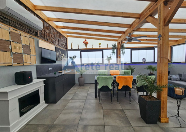 Areté real - Predaj nádherného, nadštandardného, výborne dispozične riešeného 3-izbového bytu s veľkorysou zimnou záhradou a terasou v dobrej lokalite v Slovenskom Grobe, Malý Raj