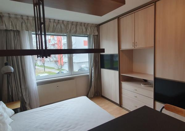 Areté real- prenájom útulnej garsónky v Modre. Voľná od 12.8