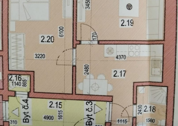 ARETÉ REAL - PRENÁJOM ČIASTOČNE ZARIADENÉHO 2-IZBOVÉHO BYTU V PRIAMOM CENTRE MESTA, PEZINOK, KOLLÁROVA