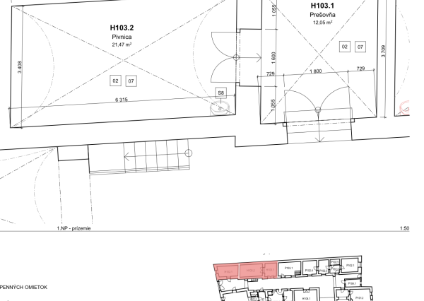 ARETÉ REAL - PRENÁJOM 36 m2 KOMERČNÉHO PRIESTORU, PEZINOK, HOLUBYHO