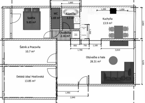 ARETÉ REAL – ŠTÝLOVÝ BYT S LOGGIOU, BRATISLAVA V, ŠVABINSKÉHO