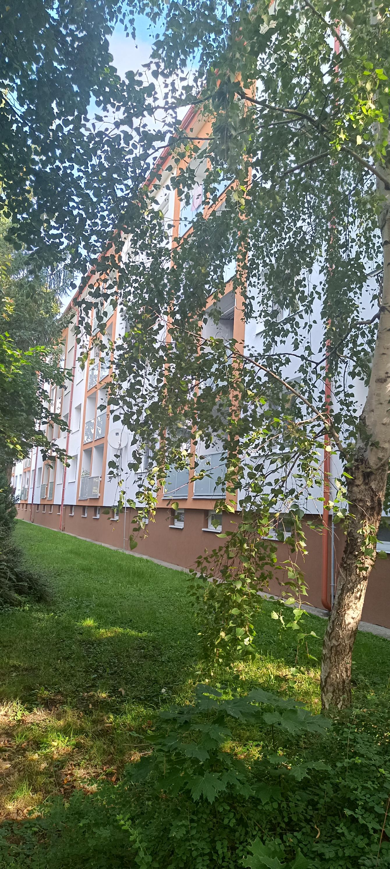 ARETÉ REAL-Predaj 2 izbového tehlového bytu v PEZINKU, centrum na skok, murovaná pivnica 6,15m2
